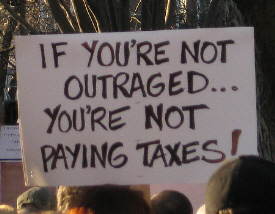US taxpayers rally