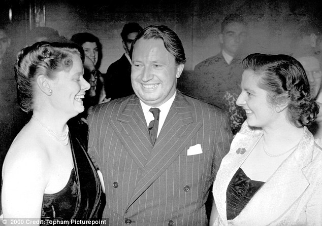 Allegation: Ted Heath has been accused of raping a 12-year-old boy who said he worked out his identity after seeing a picture of him with Margaret Thatcher (right) and Dame Pat Hornsby Smith (left). This appears to be the picture he described