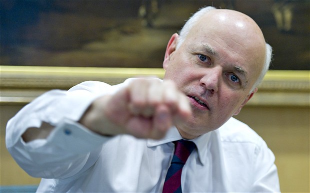 Iain Duncan Smith, the Work and Pensions Secretary, has hit out at the BBC.