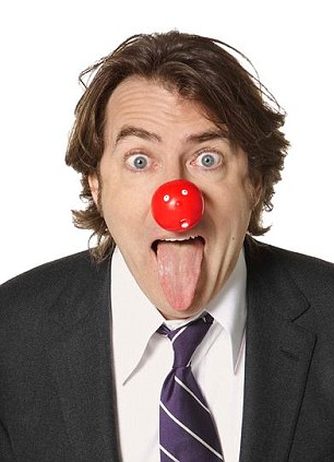 Jonathan Ross wearing a red nose for Comic Relief