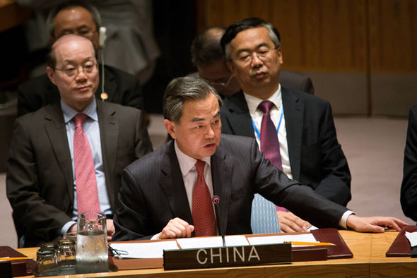 Chinese foreign minister Wang