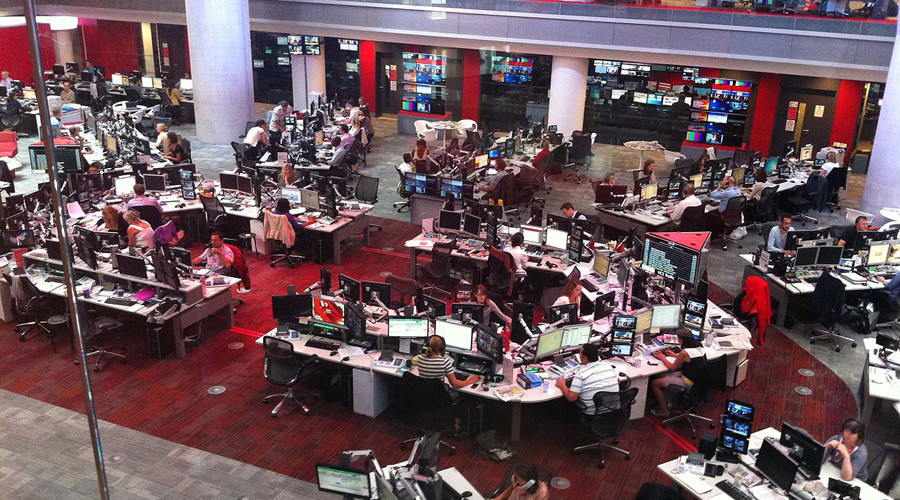 The BBC newsroom © wikipedia.org
