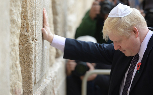 Boris Johnson in Israel