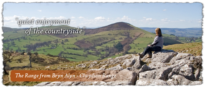 The Range from Bryn Alyn - Clwydian Range AONB