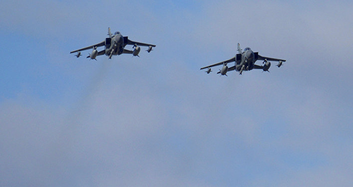 Two British Tornados warplanes fly over the RAF Akrotiri, a British air base near costal city of Limassol, Cyprus as they arrive from an airstrike against Islamic State group targets in Syria. (File)