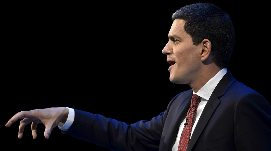 British politician and CEO of relief agency International Rescue Committee, David Miliband © Toby Melville