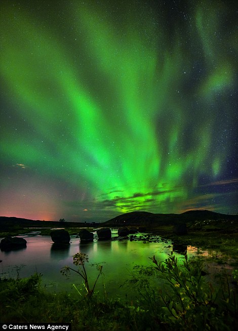 Mr Helgason said the key to photographing the northern lights was to avoid light pollution
