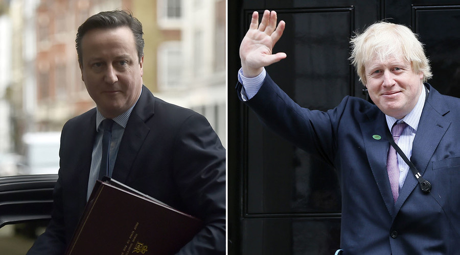 David Cameron (L) and Boris Johnson. © Reuters