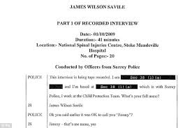 Redacted Savile Police Interview royals removed