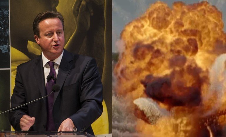 The media propaganda campaign begins for Cameron’s new war