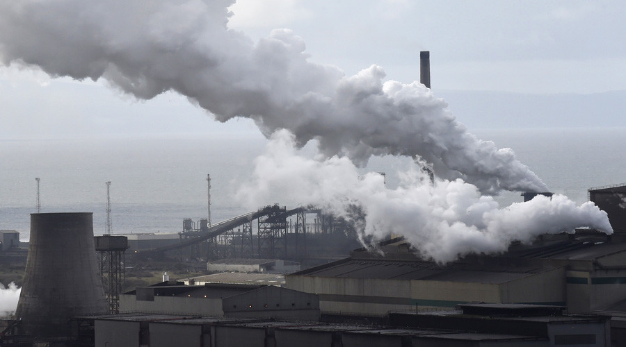 A general view shows the Tata steelworks in Port Talbot, Wales, Britain © Rebecca Naden