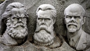 Collectivism is a dangerous idea. Above are the statues of Marx, Engels and Lenin who played a key role in developing communism. 