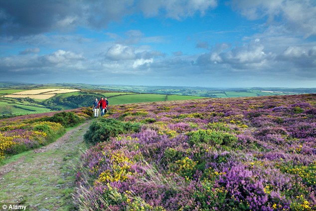 The go-ahead for a scheme in Yorkshire could be the ‘tip of the iceberg’, with hundreds of drilling projects across Britain, including beauty spots in the Peak District and Exmoor (pictured) to follow