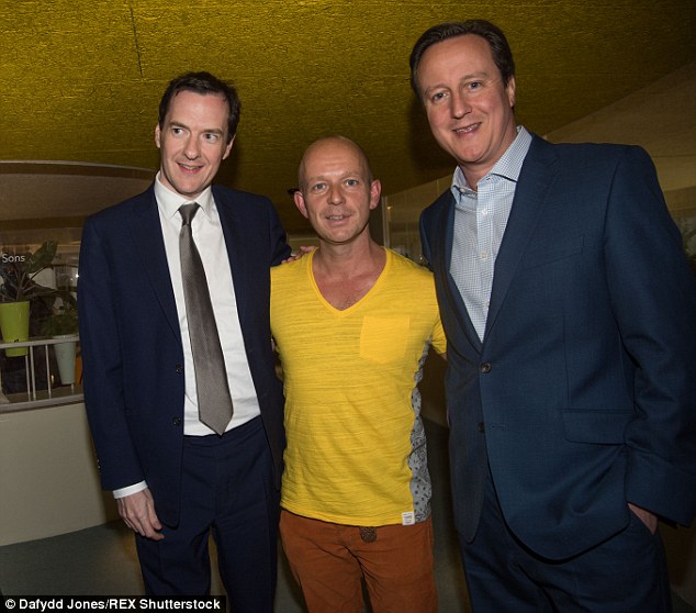 In an attack on Project Fear, Hilton (pictured with Cameron and Chancellor George Osborne, left) dismisses claims by Mr Cameron, the IMF and the Bank of England that being in the EU makes us more secure.