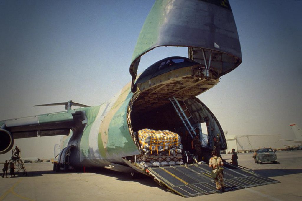 C-5 air cargo plane
