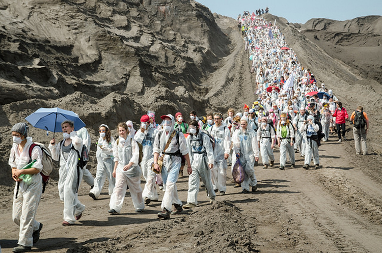The UK’s largest opencast coal mine was shut down for a day. Photo credit: Tim Wagner