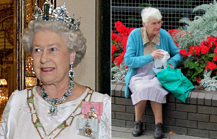 As the Queen celebrates, a huge number of other pensioners face dire poverty