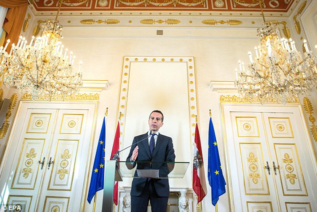 Austria¿s new chancellor, Christian Kern, pictured today, has said that Brexit could mean the ¿slow goodbye of the European idea¿ unless serious reform is carried out