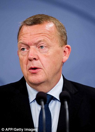 Danish prime minister Lars Loekke Rasmussen speaks to media after Britain's voted to leave the European Union