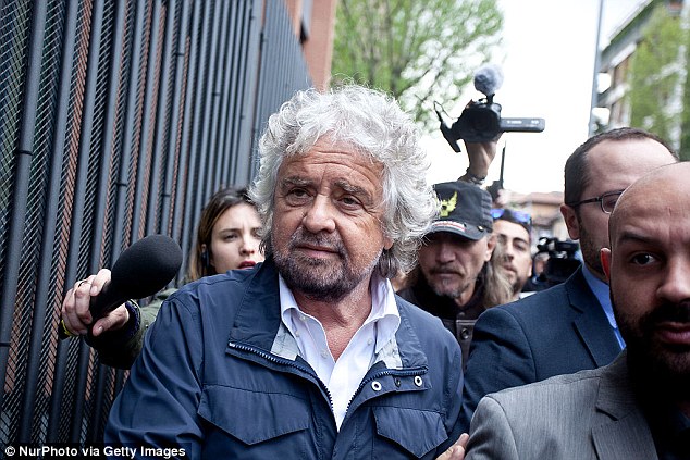 Beppe Grillo, leader of the populist Five Star movement, said: ¿The mere fact that a country like Great Britain is holding a referendum on whether to leave the EU signals the failure of the EU'