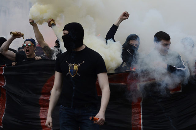 Ukrainian Ultras, specially imported for the purpose