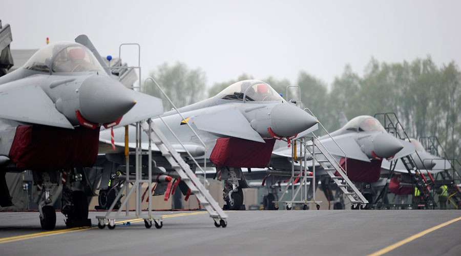 Royal Air Force Typhoon jets © Paul Hackett 