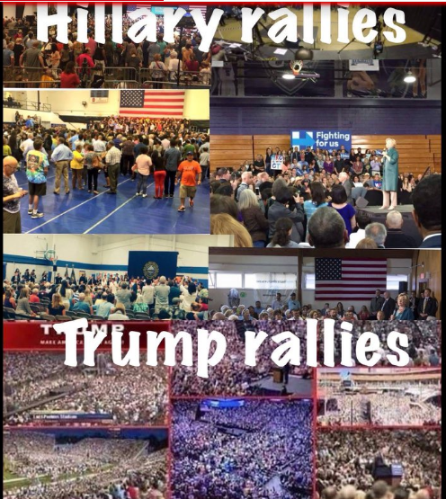 hillary-trump-rallies