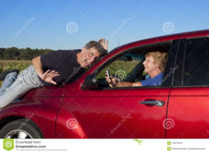 senior-woman-texting-driving-car-accident-15818520