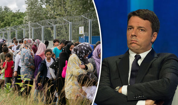 Matteo Renzi has warned if the EU does not deal with immigration he will