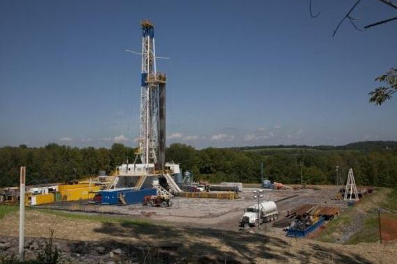 The type of drilling rig that could be erected near Worksop if application is given the green light.