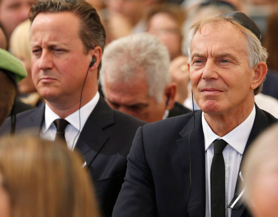Image result for blair and cameron shimon peres funeral