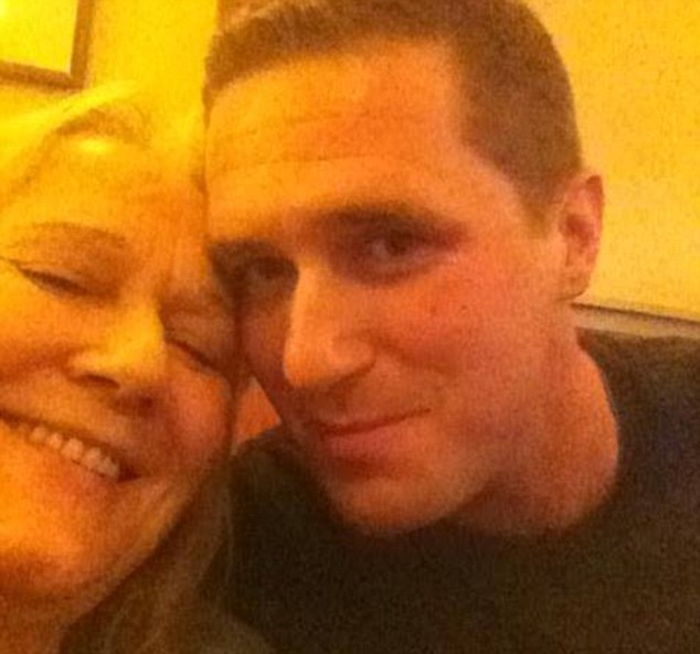 Father-of-two Max Spiers, 39, with his mother Vanessa Bates. He was found dead in Poland