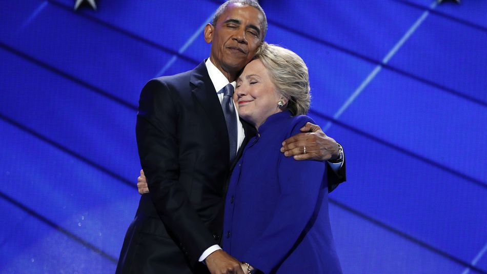 Image result for Clinton and Obama