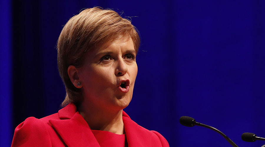 Scotland's First Minister and leader of the Scottish National Party (SNP), Nicola Sturgeon. © Russell Cheyne
