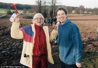 Case in point, Tony Blair with his good friend, serial child molester Jimmy Saville. 