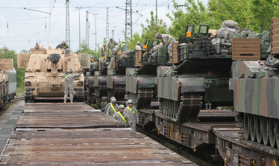 US Army Deploys Tanks to Europe Ratcheting Up Tensions with Russia