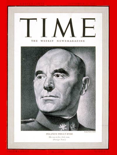TIME Magazine Cover: Marshal Smigly-Rydz -- Sep. 11, 1939
