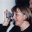 Angela Merkel photographed in 1997. 