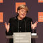 German Chancellor Angela Merkel speaks during the 200th birthday celebration of Werner von Siemens on November 29, 2016 in Berlin