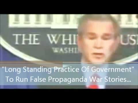 Bush admits it is long-standing US practice to run false propaganda war stories