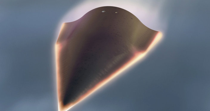 In this undated artist's rendition released by the Defense Advanced Research Projects Agency (DARPA) showing the Falcon Hypersonic Technology Vehicle 2 (HTV-2)