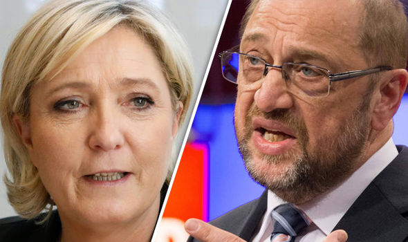 Marine Le Pen/Martin Schulz