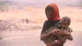 Famine: Drought and conflict has led to hunger for millions.