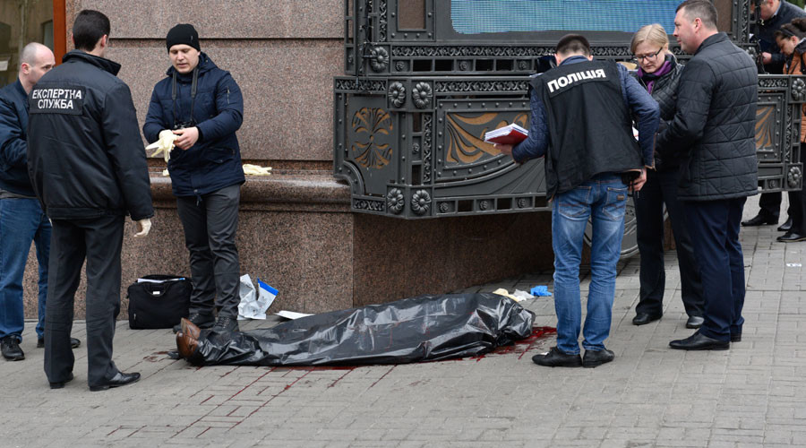 CCTV captures cold-blooded murder of former Russian lawmaker in Kiev (GRAPHIC VIDEO)