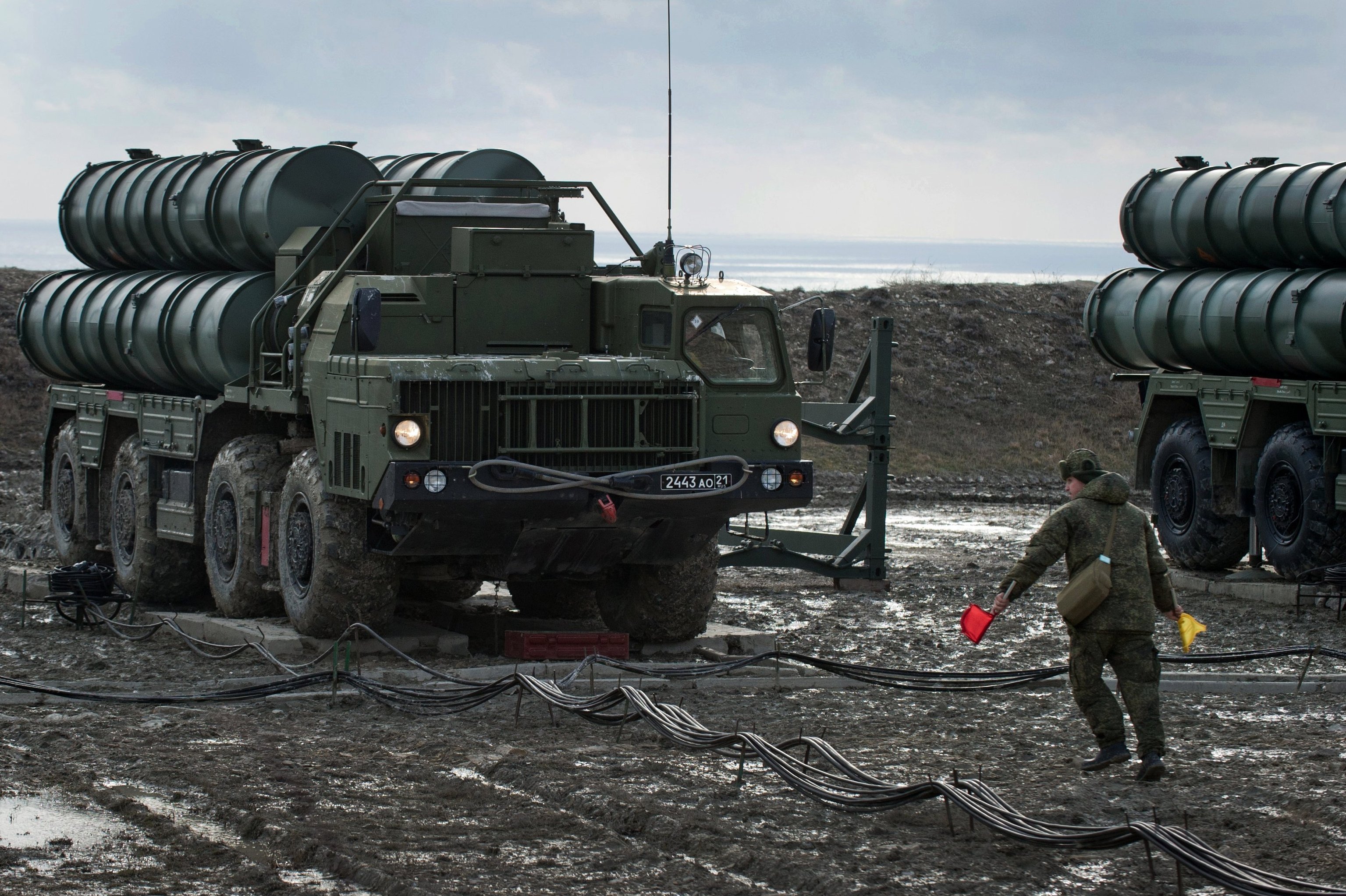 The S-400 regiment enters on duty in Crimea. File photo 