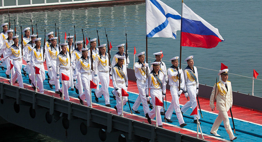 Celebrating Russian Navy Day in the Black Sea Fleet (Sevastopol)