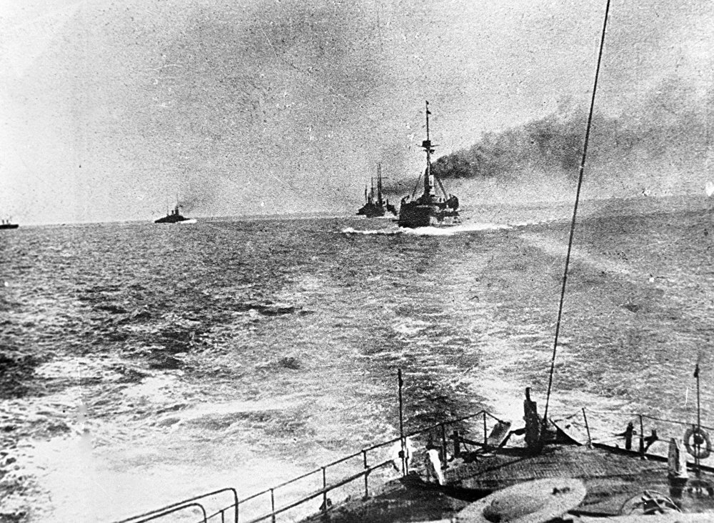 Warships pf the Russian Navy's Black Sea Fleet during World War One