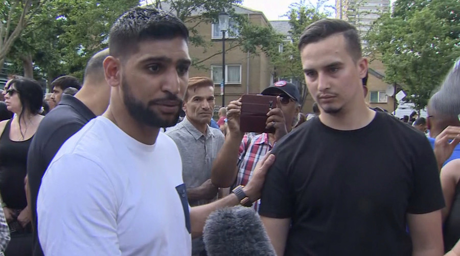 ‘People are angry, they want answers’ in Grenfell Tower tragedy – boxer Amir Khan to RT