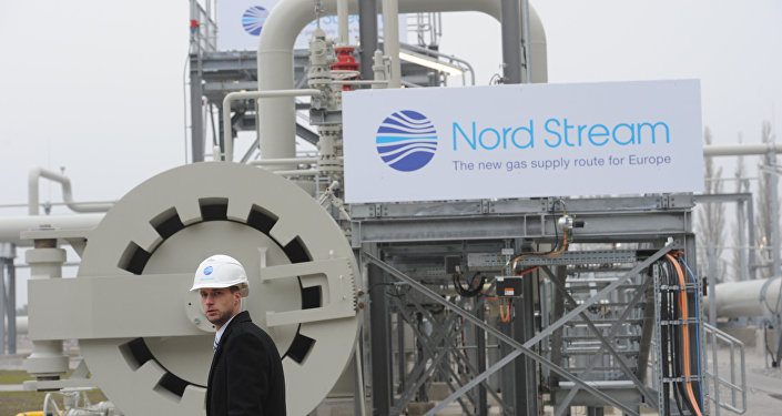 Prior to the grand opening ceremony of the Nord Stream gas pipeline in the German town of Lubmin.