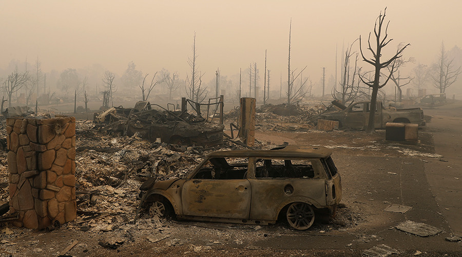 Devastation Of Californias Raging Wildfires Laid Bare In Drone Footage Photos Video 4426